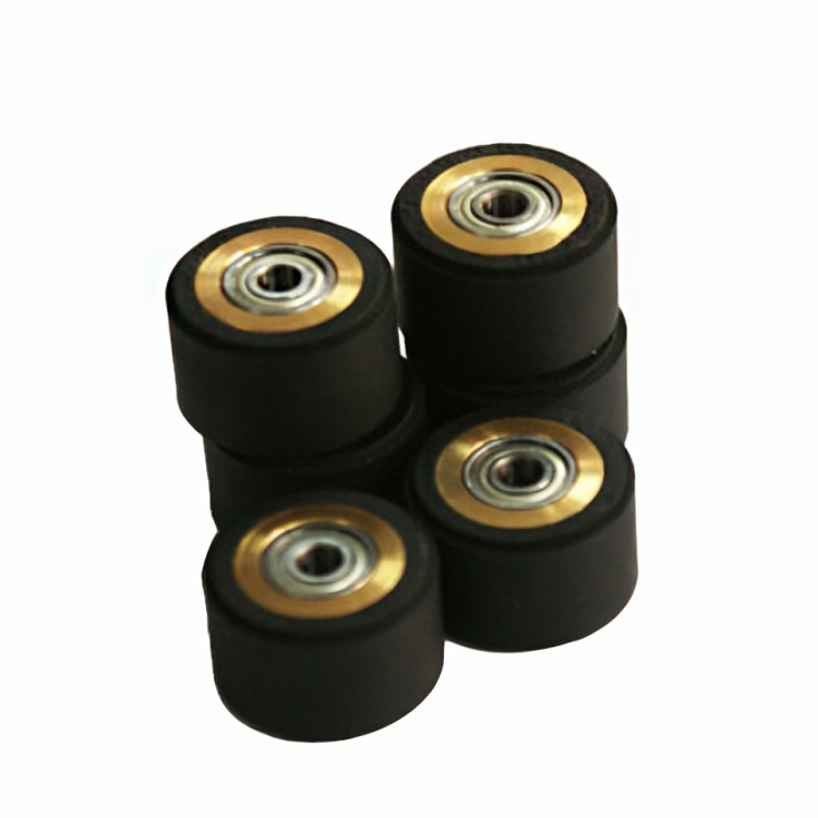 Pinch Roller Push Wheel Roll Feed Rubber Copper